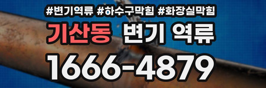 기산동 변기 역류