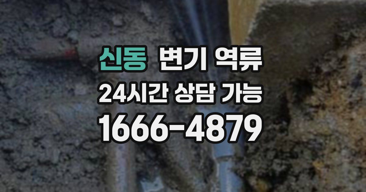 신동 변기 역류