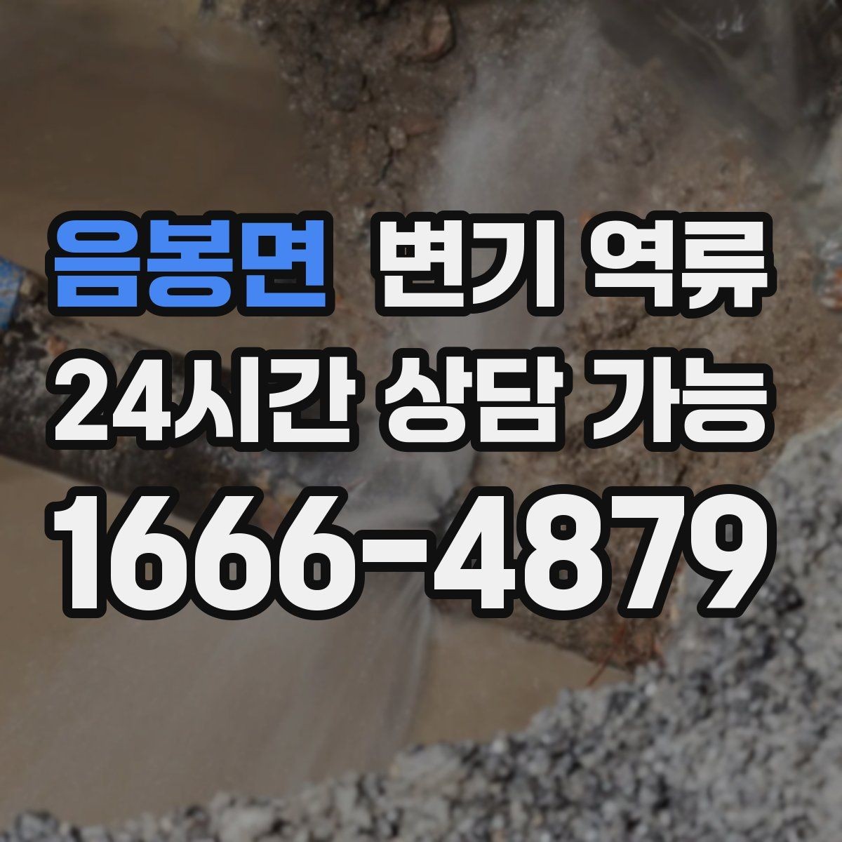 음봉면 변기 역류 재발을 막기 위한 사용 중단 기준