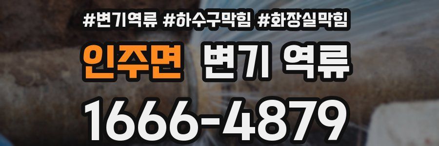 인주면 변기 역류