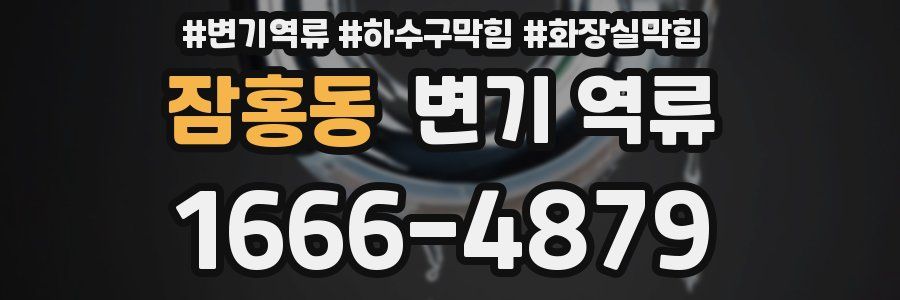 잠홍동 변기 역류