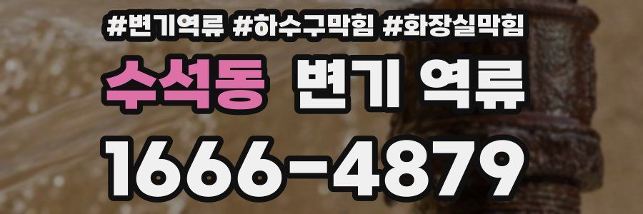 수석동 변기 역류