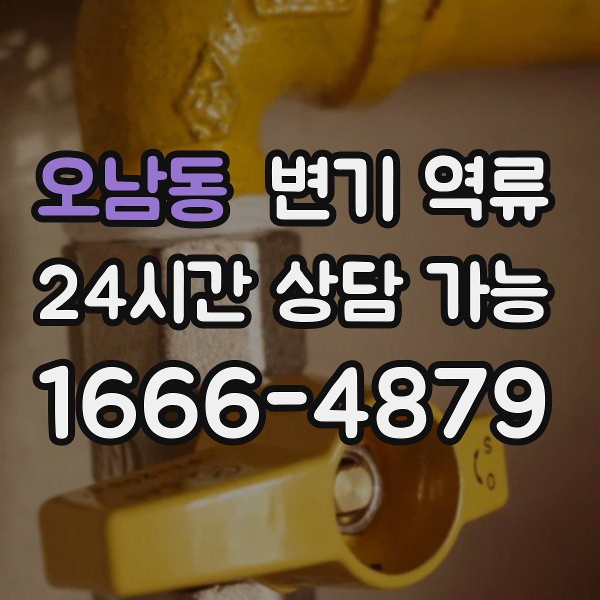 오남동 변기 역류