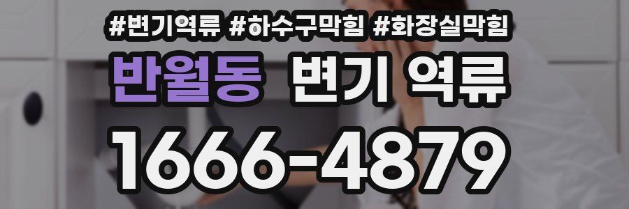 반월동 변기 역류