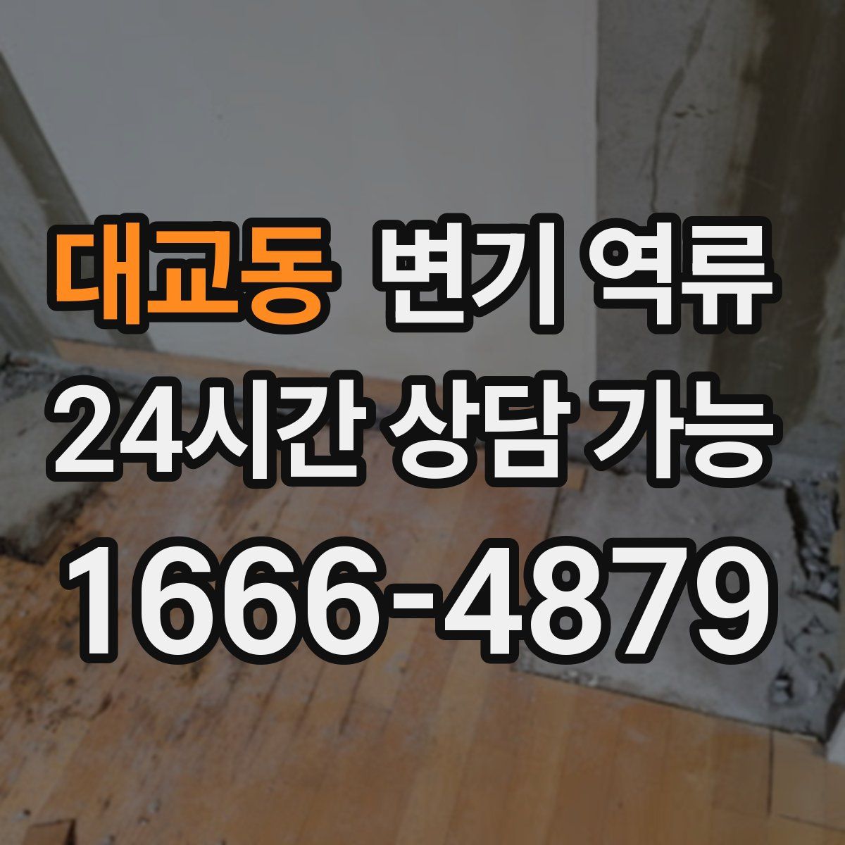 대교동 변기 역류