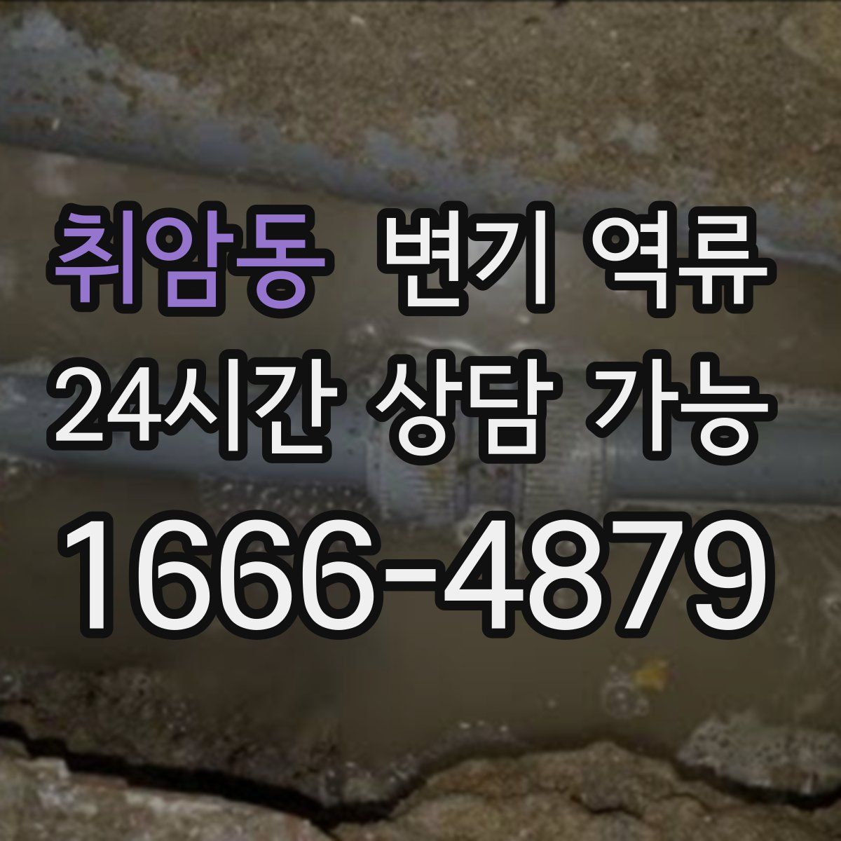 취암동 변기 역류