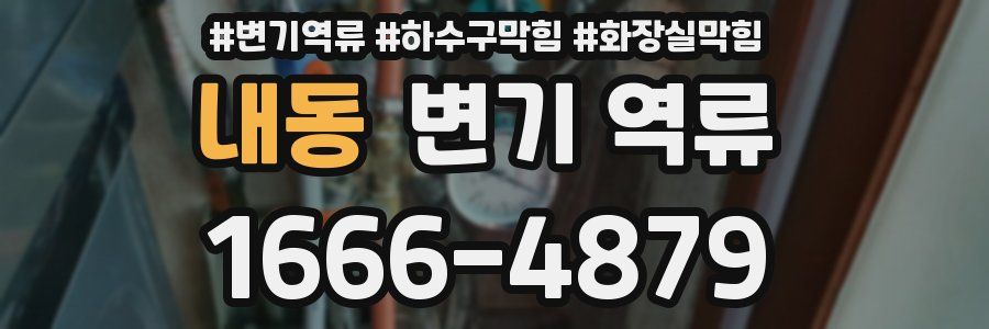 내동 변기 역류