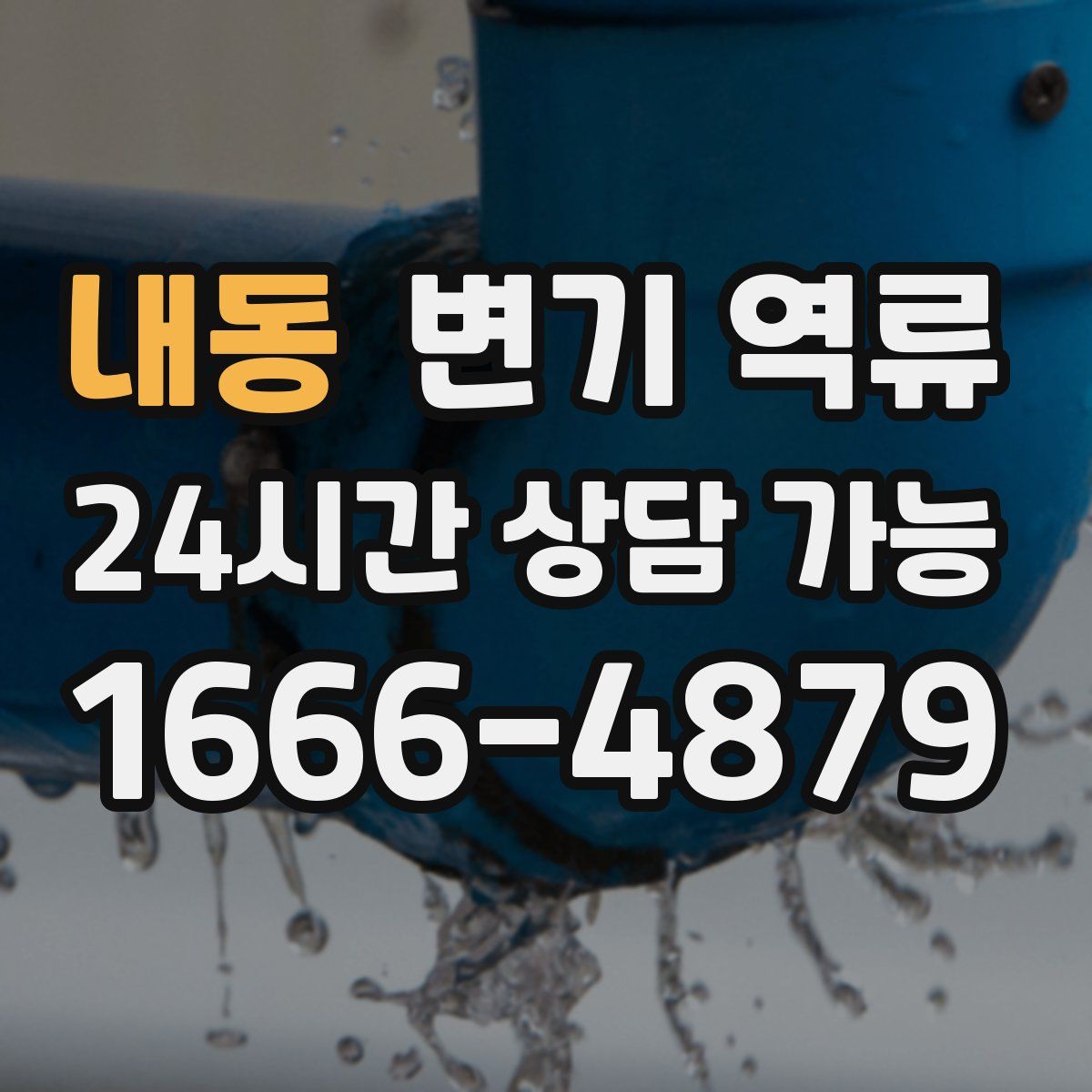 내동 변기 역류