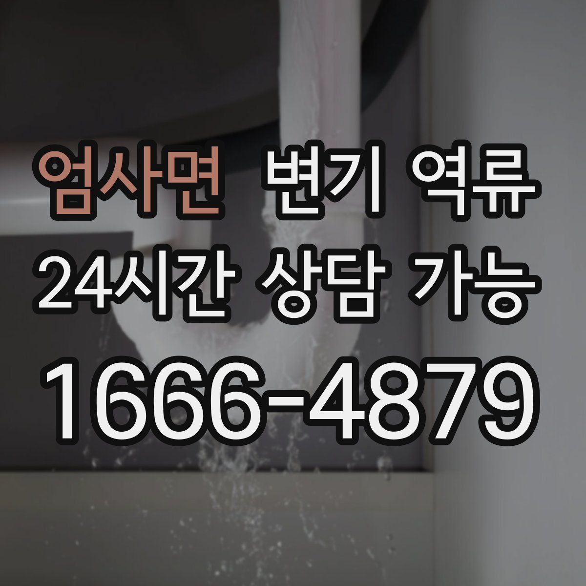 엄사면 변기 역류