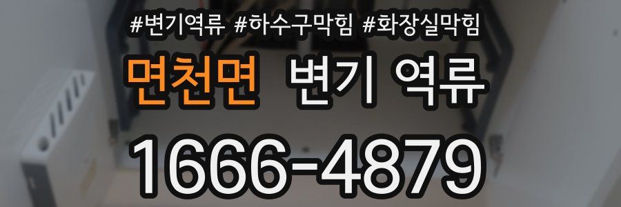 면천면 변기 역류