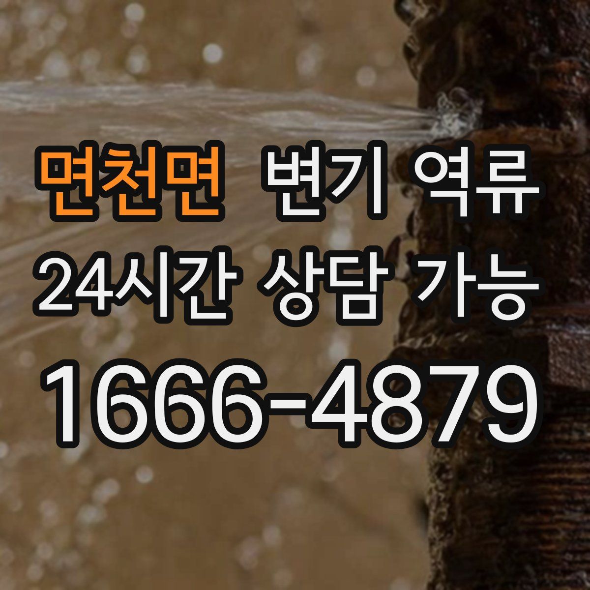 면천면 변기 역류