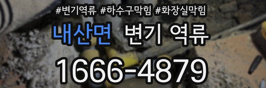 내산면 변기 역류