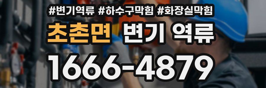 초촌면 변기 역류