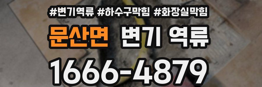 문산면 변기 역류