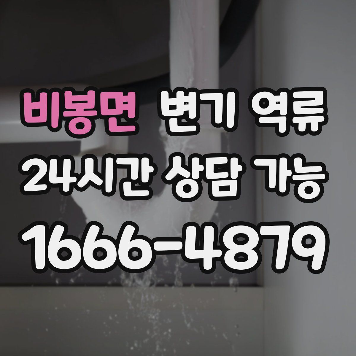 비봉면 변기 역류