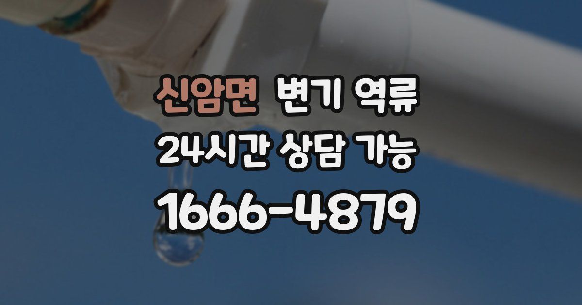 신암면 변기 역류