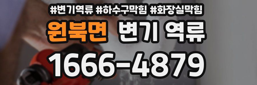 원북면 변기 역류