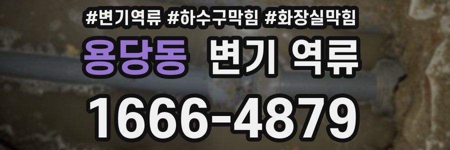 용당동 변기 역류