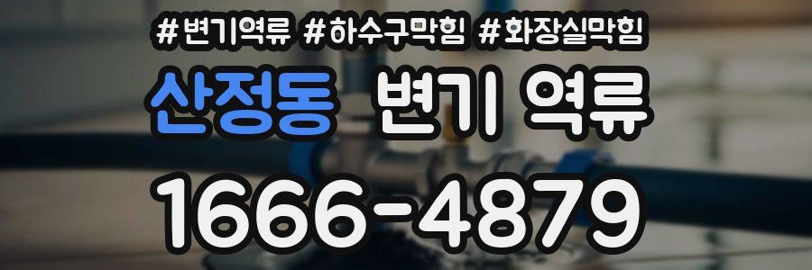 산정동 변기 역류