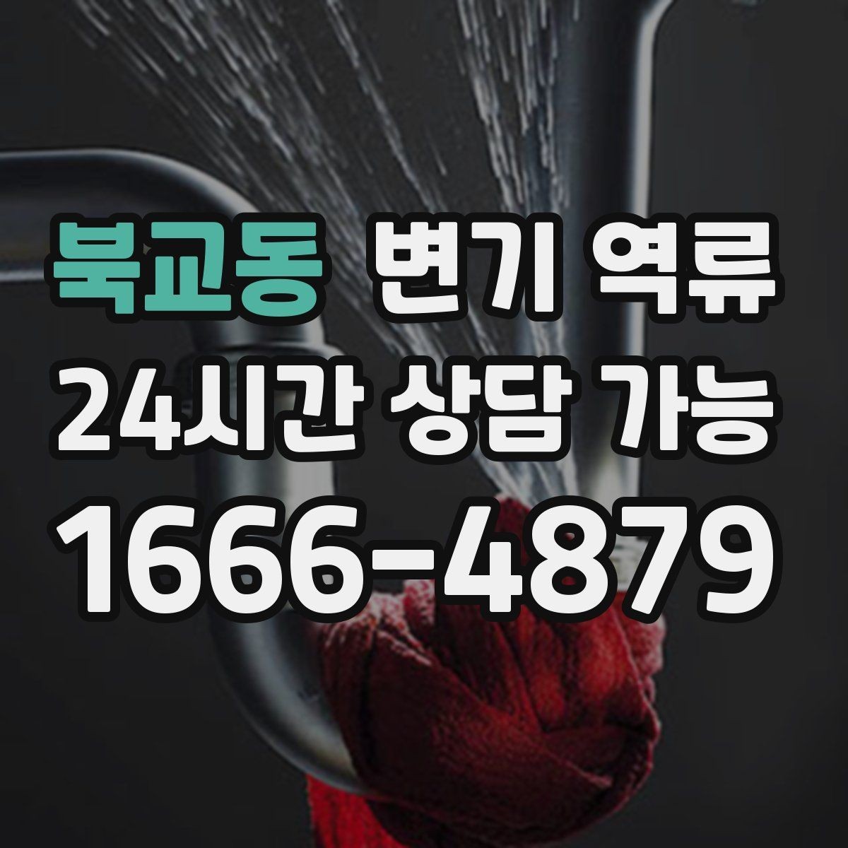 북교동 변기 역류 음식물·기름이 원인일 때 나타나는 특징