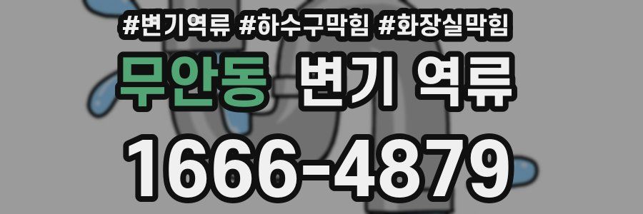 무안동 변기 역류