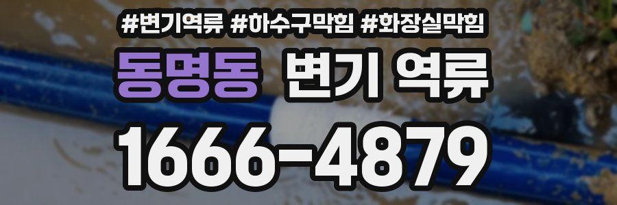 동명동 변기 역류