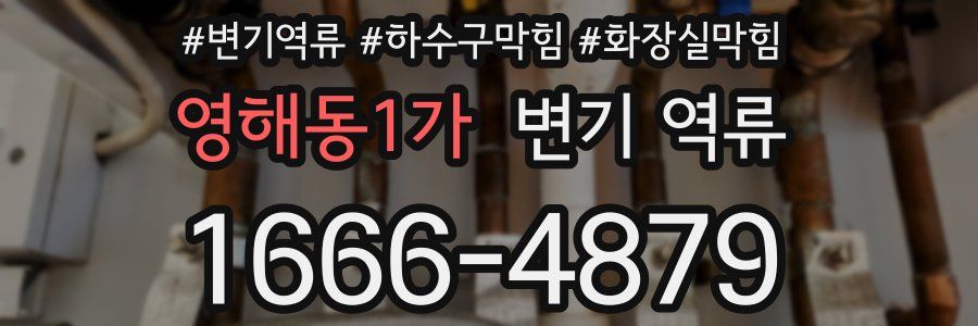 영해동1가 변기 역류