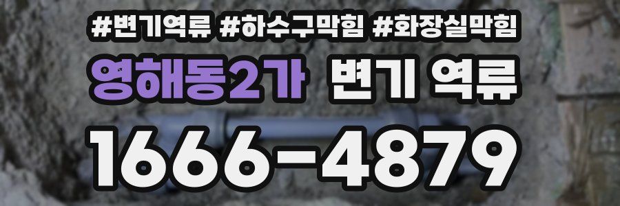 영해동2가 변기 역류