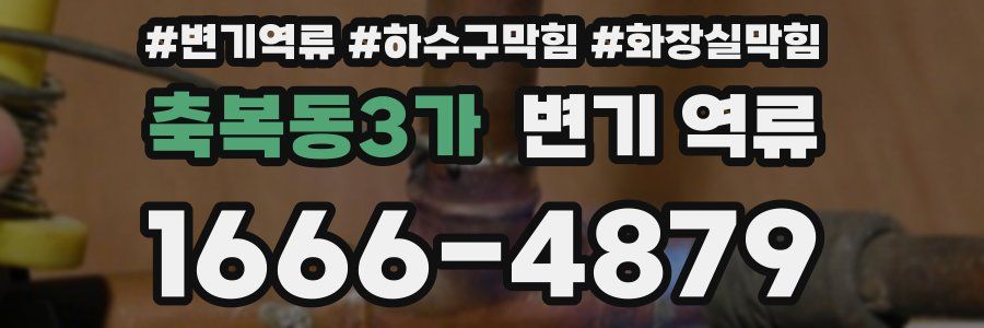 축복동3가 변기 역류