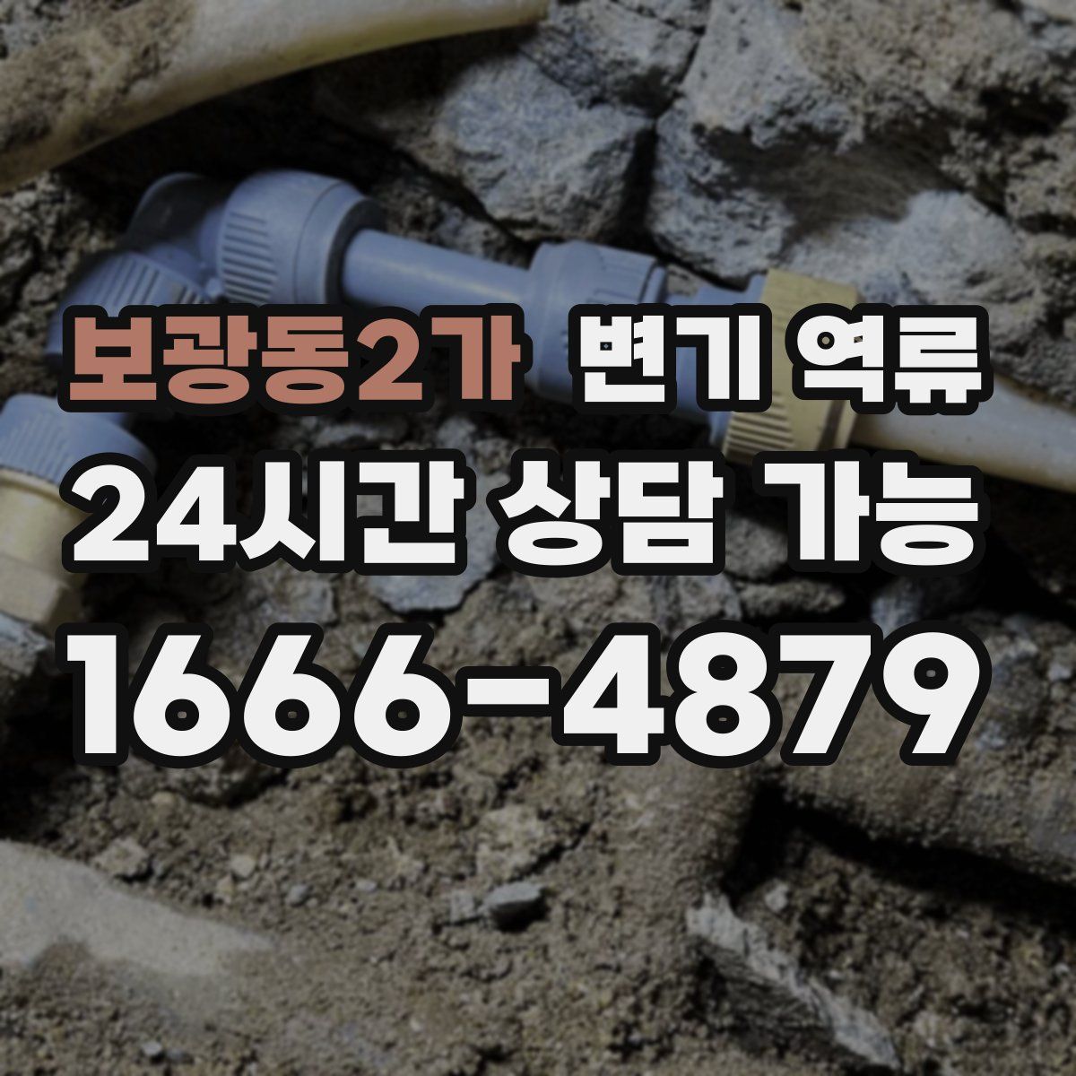 보광동2가 변기 역류