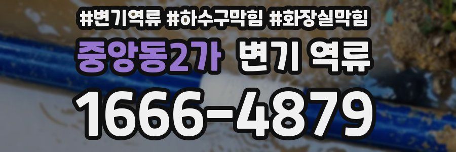 중앙동2가 변기 역류