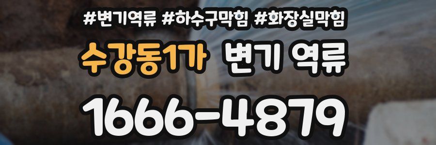 수강동1가 변기 역류