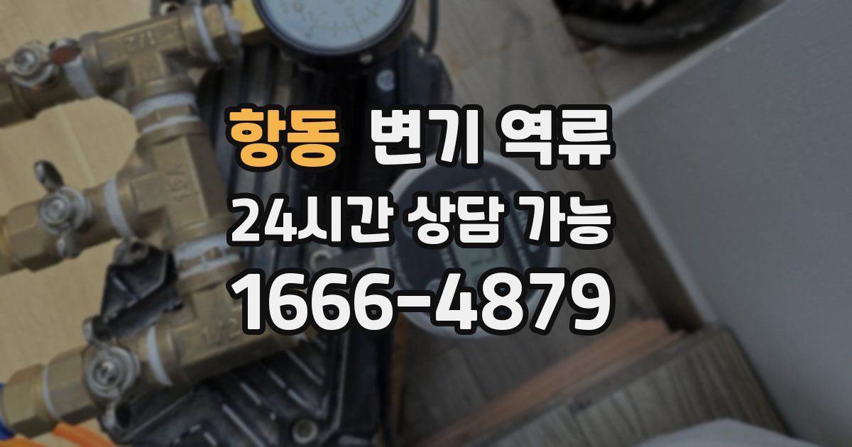 항동 변기 역류