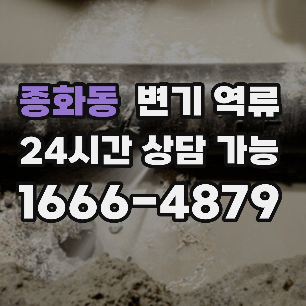 종화동 변기 역류