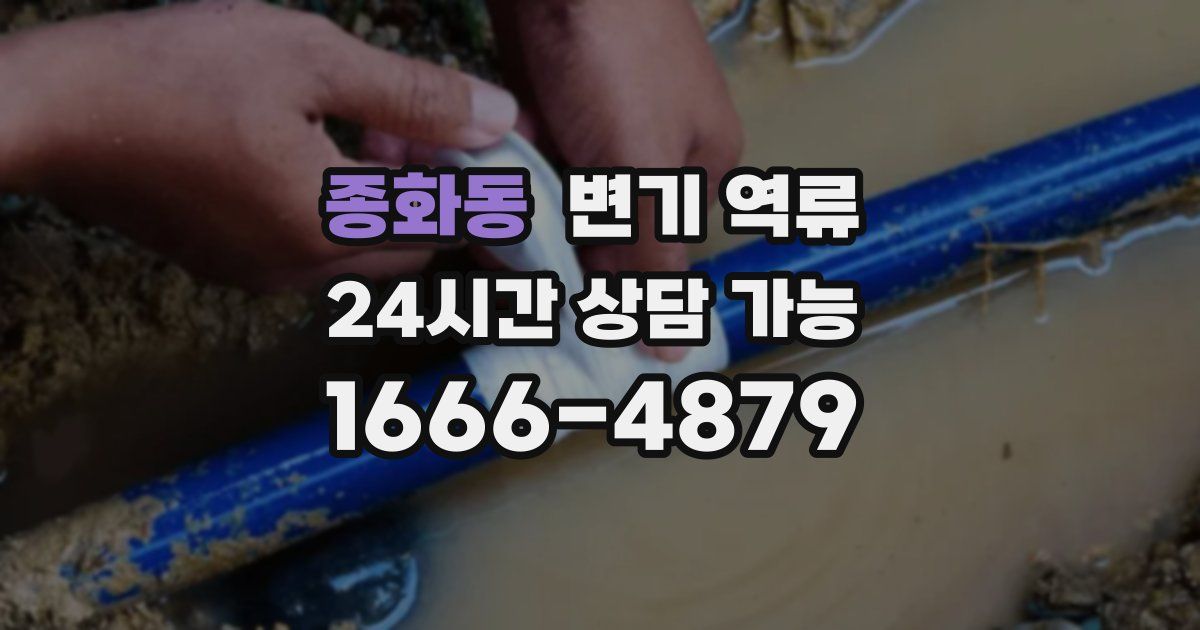 종화동 변기 역류
