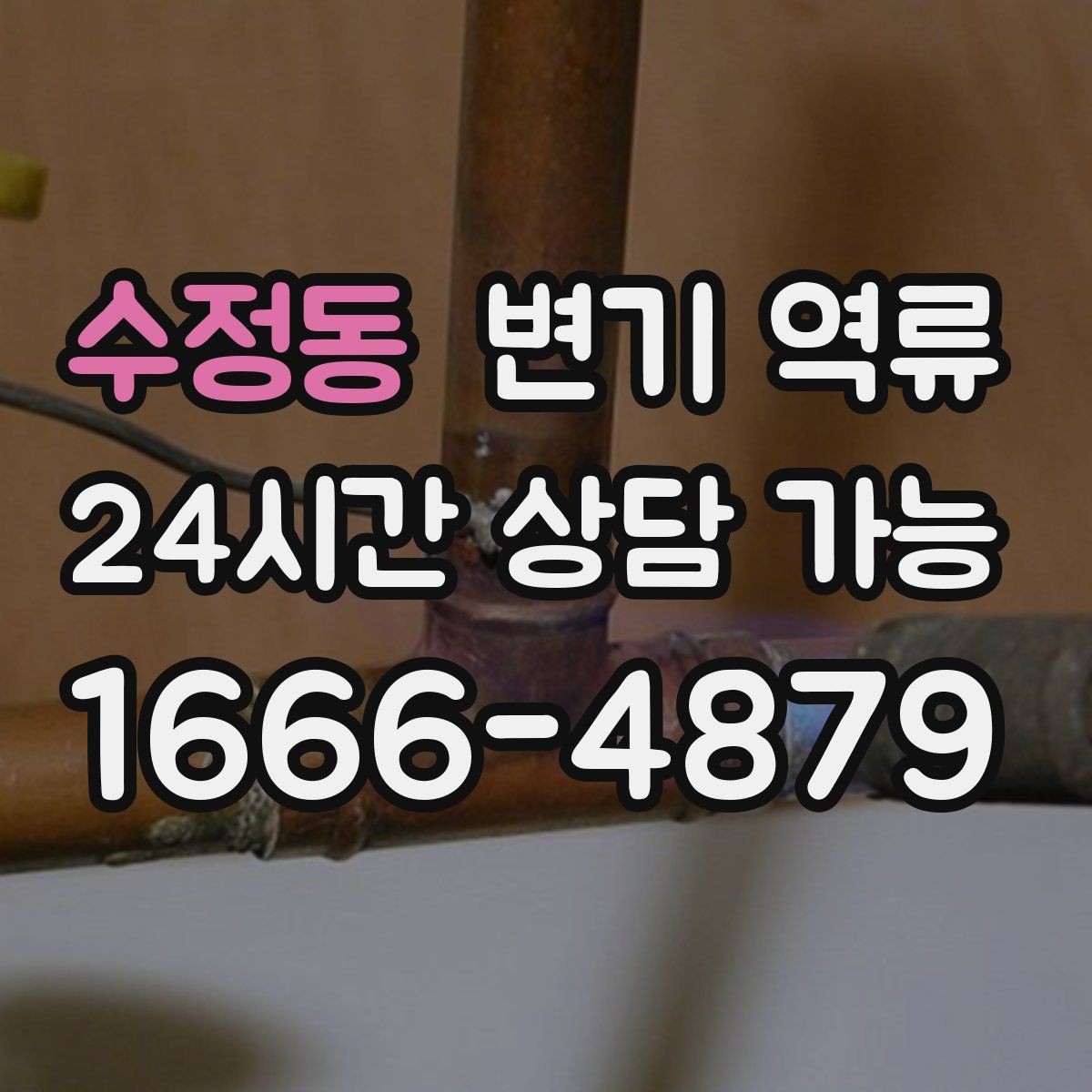 수정동 변기 역류 재발 방지 안내물티슈/위생용품 투입 금지, 과다 휴지 사용 주의, 배수
