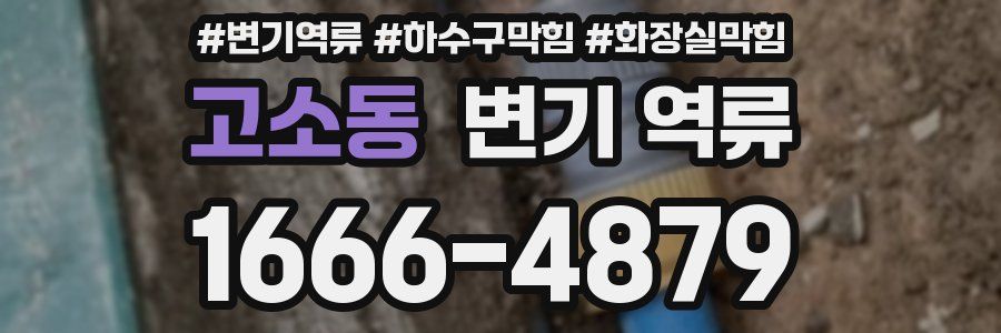 고소동 변기 역류