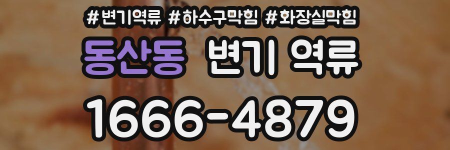 동산동 변기 역류