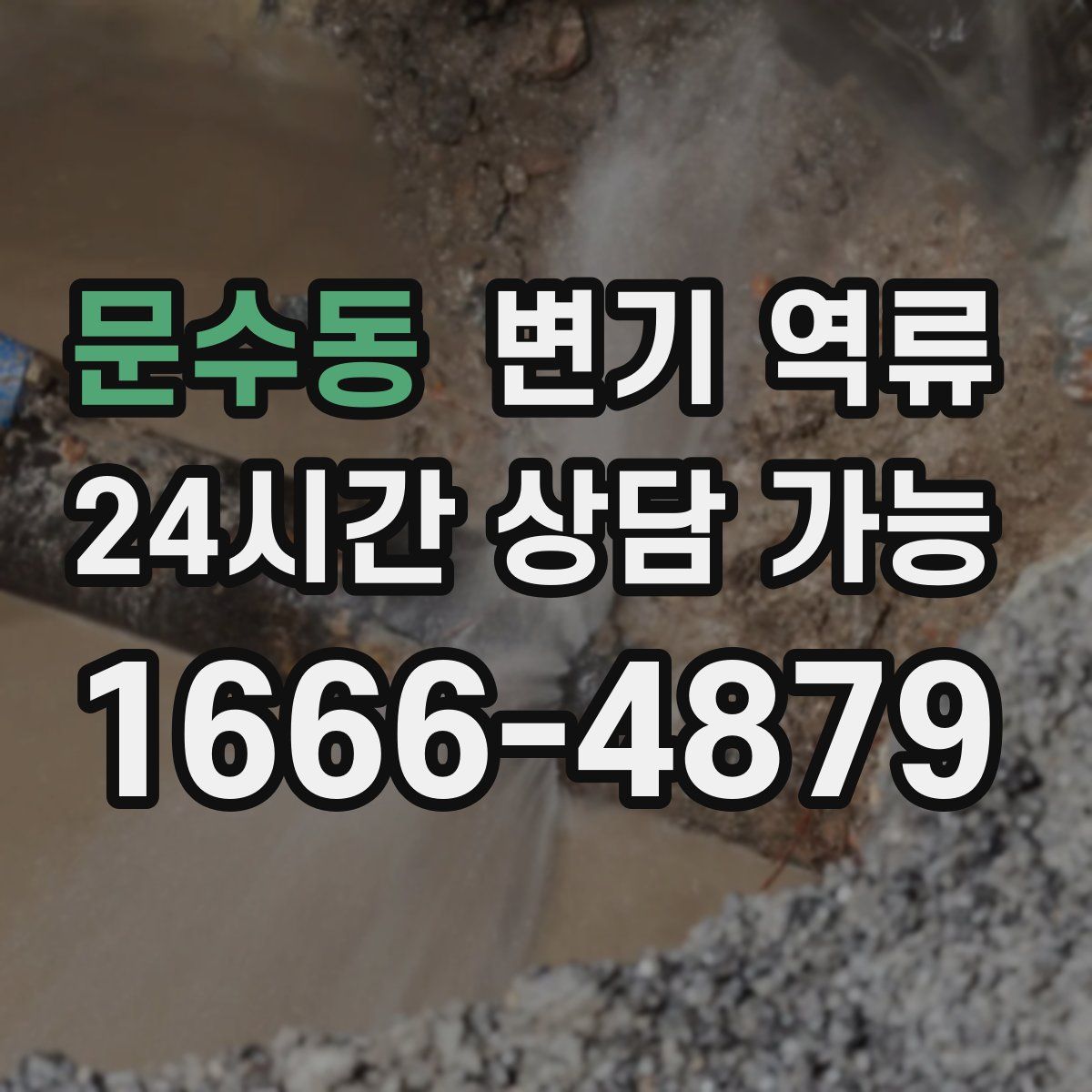 문수동 변기 역류