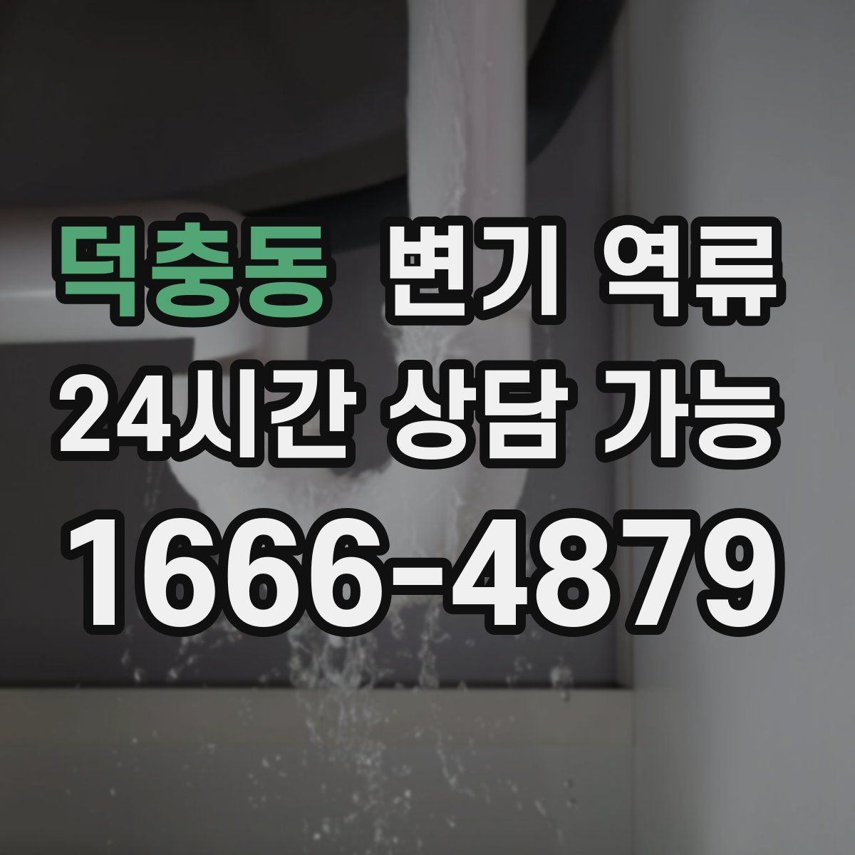 덕충동 변기 역류 변기뿐 아니라 모든 배수를 잠시 멈춰야 하는 이유