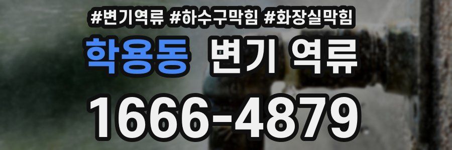 학용동 변기 역류