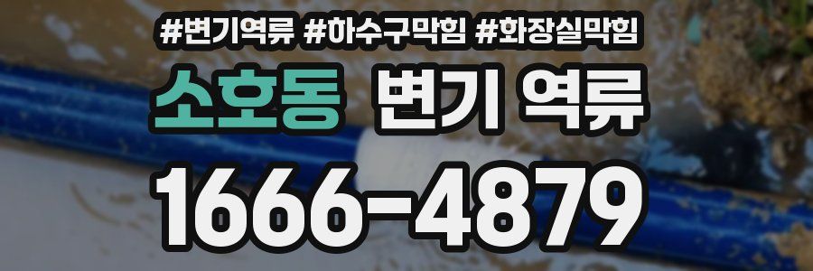 소호동 변기 역류