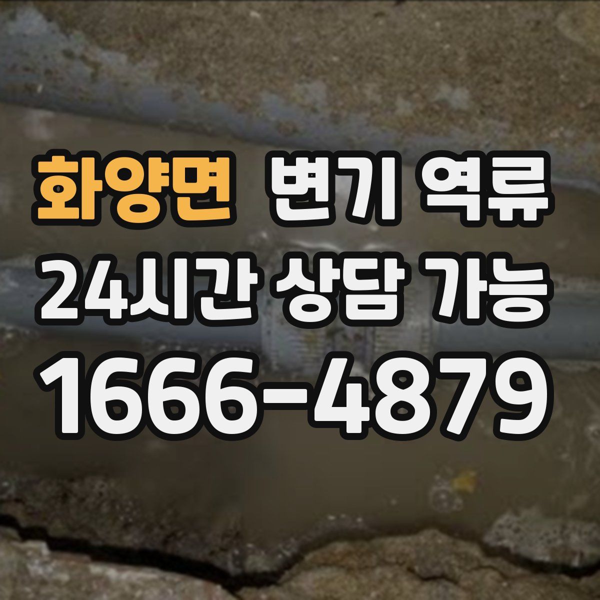 화양면 변기 역류