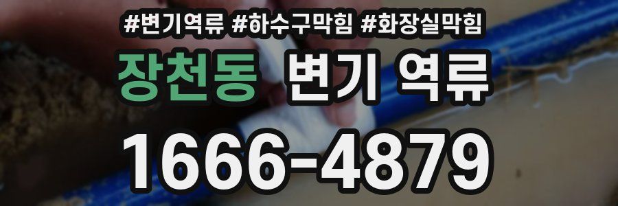 장천동 변기 역류