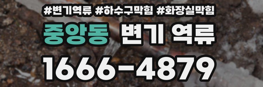 중앙동 변기 역류