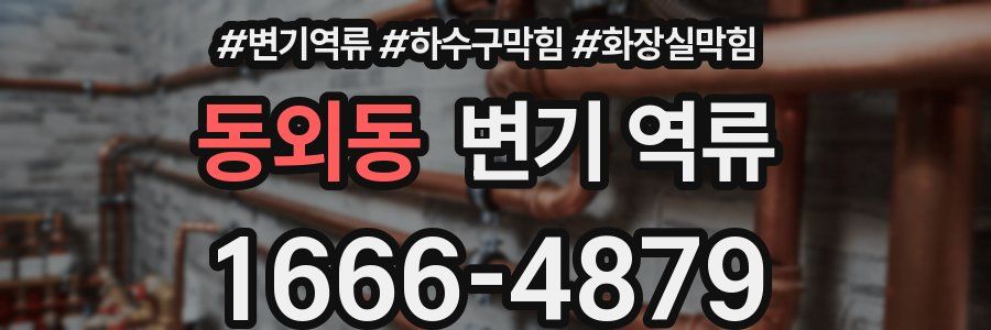 동외동 변기 역류