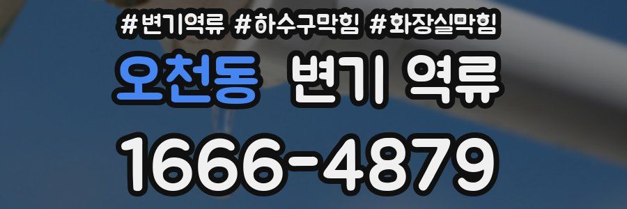 오천동 변기 역류