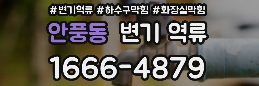 안풍동 변기 역류