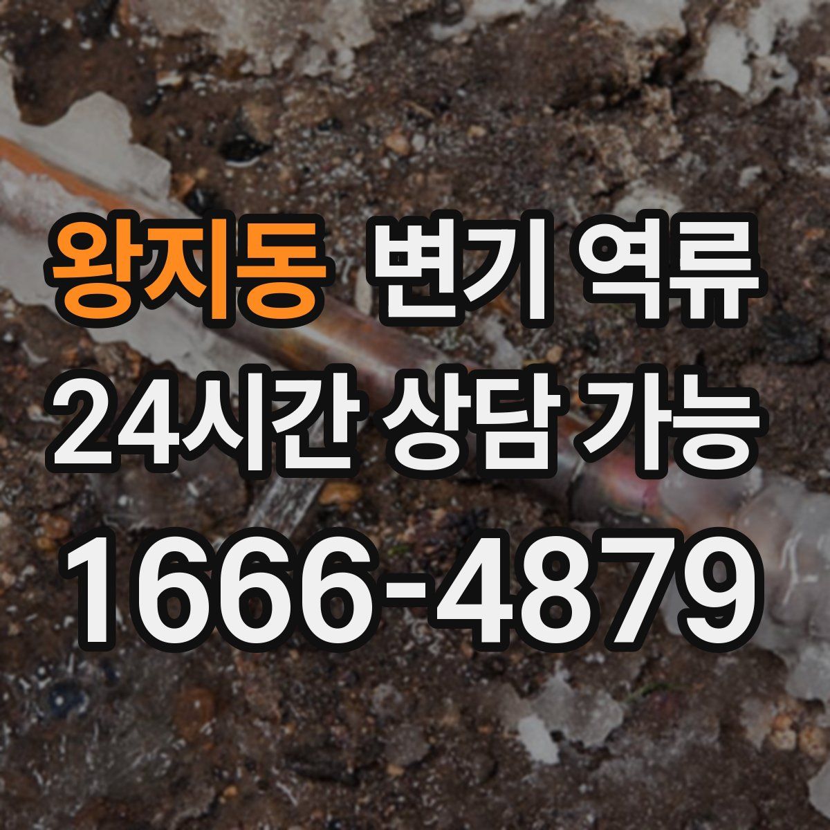 왕지동 변기 역류