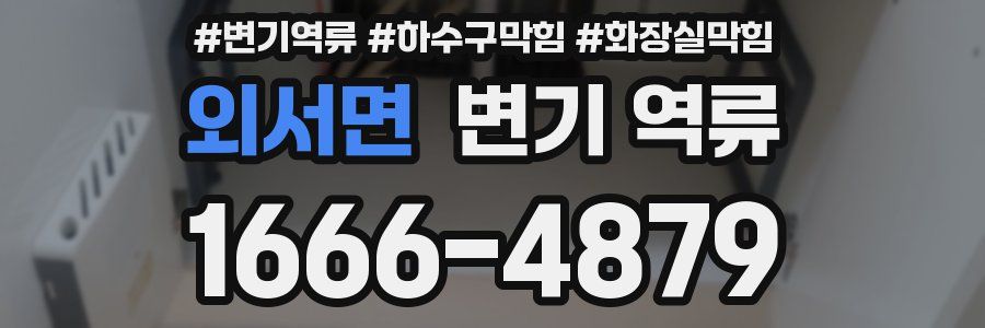 외서면 변기 역류